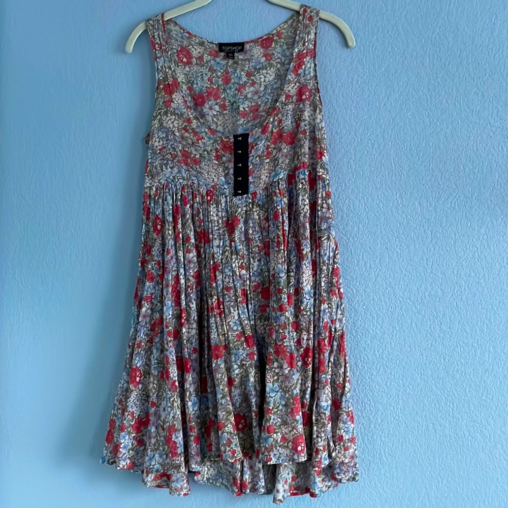 Bohemian Style Top Shop Floral Shirt